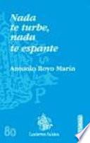 Libro Nada te turbe. Nada te espante