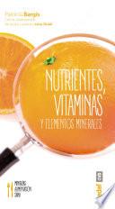 Libro Nutrientes, vitaminas y elementos minerales