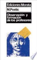 Libro Observación y formación de los profesores