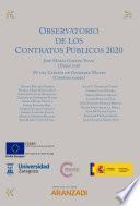 Libro Observatorio de los contratos públicos 2020