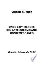 Libro Once expresiones del arte colombiano contemporáneo