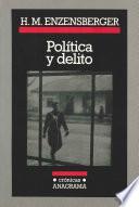 Libro Política y delito