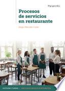 Libro Procesos de servicios en restaurante