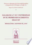 Libro Proyecto salmantino de Universidad pontificia e integración de la Teología en el siglo XV