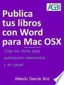 Libro Publica tus libros con Word para Mac OSX