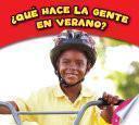 Libro ¿Qué hace la gente en verano?