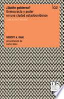 Libro ¿Quién gobierna? Democracia y poder en una ciudad americana