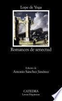 Libro Romances de senectud