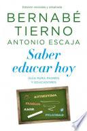 Libro Saber educar hoy