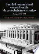 Libro Sanidad internacional y transferencia de conocimiento científico