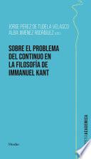 Libro Sobre el problema del continuo en la filosofía de Kant