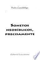 Libro Sonetos neobíblicos, precisamente