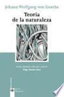 Libro Teoría de la naturaleza