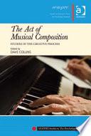 Libro The Act of Musical Composition