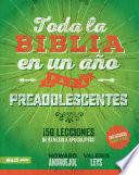 Libro Toda la Biblia en un año para Preadolescentes