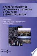 Libro Transformaciones regionales y urbanas en Europa y América Latina