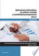 Libro UF0335 - Aplicaciones informáticas de análisis contable y contabilidad presupuestaria