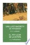 Libro Una lady Macbeth de Mtsensk / El rey Lear de la estepa