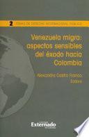 Libro Venezuela migra: aspectos sensibles del éxodo hacia Colombia