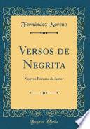 Libro Versos de Negrita