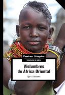 Libro Vislumbres de África Oriental