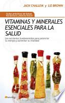 Libro Vitaminas y minerales esenciales para la salud